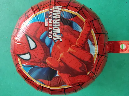 بادکنک  فویلی سورتک مدل مرد عنکبوتی