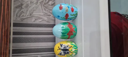 تخم مرغ تزیینی کد T99  بسته 5عددی