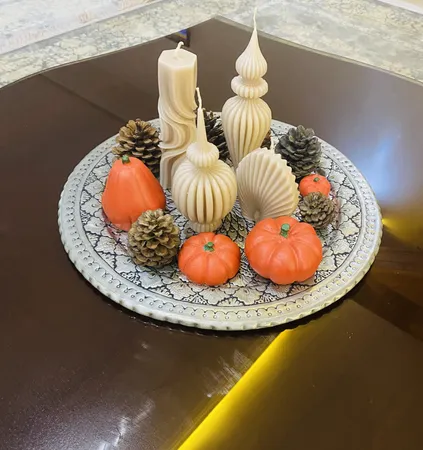 شمع دست ساز مدل G4 مجموعه 4 عددی