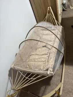 گهواره سنتی نوزاد شادی مدل تمام چوب