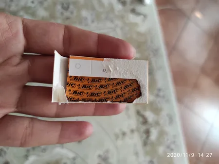 تیغ یدک بیک مدل Platinum Chromium Double Edge