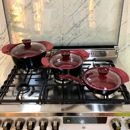 سرویس پخت و پز 10 پارچه دلفینو مدل دوروگرانیت