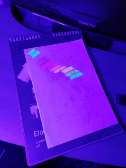 مداد رنگی 12 رنگ آریا مدل فلورسنت کد 3611