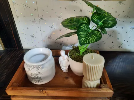 سینی سرو مدل چوبی کد S2