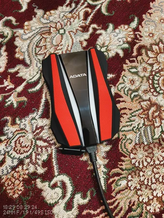 هارد اکسترنال ای دیتا مدل HD770G  ظرفیت یک ترابایت دارای رابط USB Type-A 3.2