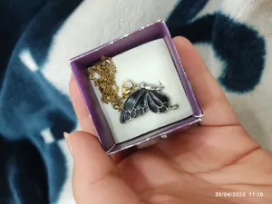 تجریه خرید گردنبند دخترانه مدل پروانه بسته 2 عددی