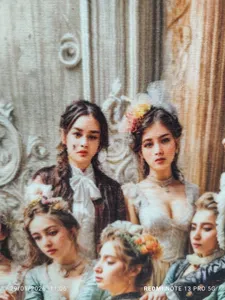 تجریه خرید تابلو فرش ماشینی طرح دستبافت مدل مهمانی فرانسوی کد 8762