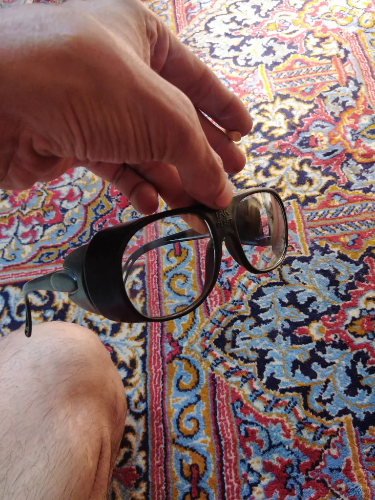 عینک ایمنی تراشکاری تک پلاست مدل 110