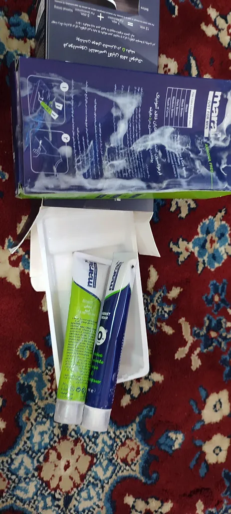 کیت رنگ موی مردانه مارال مدل Black حجم 50 میلی لیتر بسته 2 عددی