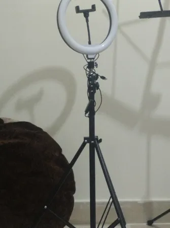 رینگ لایت مدل MJ26-RGB به همراه پایه