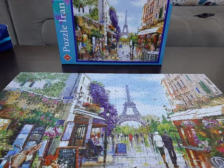 پازل 500 تکه ایران پازل طرح پاریس زیبا