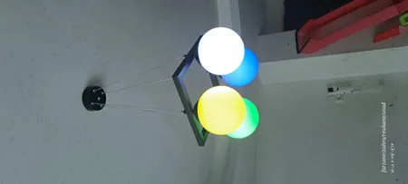 لوستر چهار شعله چشمه نور کد AB1252/4-WT