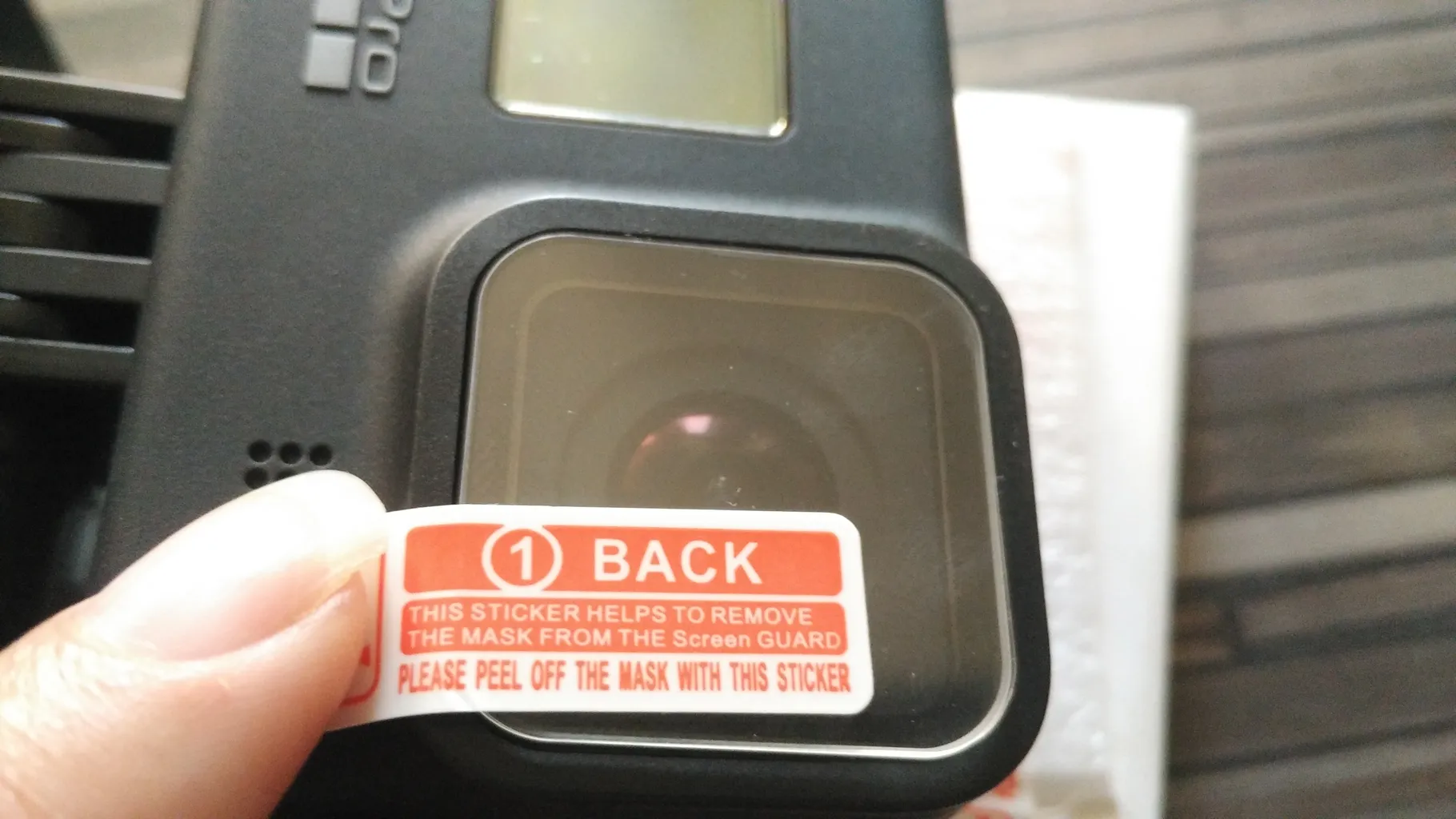 محافظ صفحه نمایش و لنز مدل GP8 مناسب برای دوربین های ورزشی گوپرو Hero 8