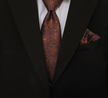 ست کراوات و دستمال جیب نسن مدل sn101003