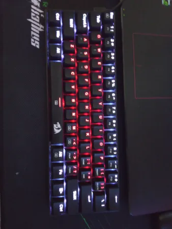 کیبورد گیمینگ ردراگون مدل K630 Dragonborn، مکانیکال سوییچ قرمز، Tenkeyless، نورپردازی RGB