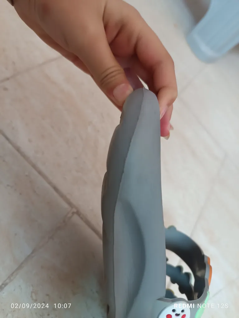 دمپایی دخترانه زیتون مدل 007 رنگ طوسی