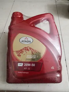 تجریه خرید روغن موتور خودرو بنزینی آتا اویل مدل 20w-50 se حجم 4 لیتر