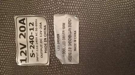 منبع تغذیه سوئیچینگ 12 ولت 20 آمپر مدل S-250