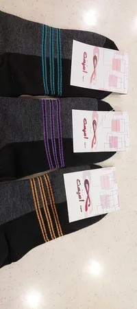 جوراب مردانه اسپست مدل کف کش ASP-VGO مجموعه 3 عددی