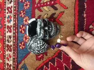 تجریه خرید زیرسیگاری مدل جمجمه در دار