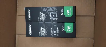 لامپ اس ام دی 7 وات سایروکس مدل شمعی اشکی پایه E14 بسته 2 عددی