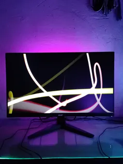 ریسه نئون فلکسی مدل v12 طول 50 سانتی متر