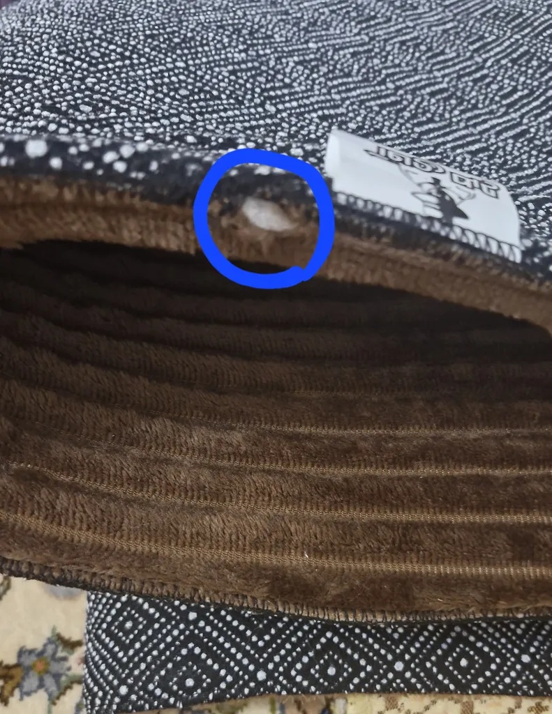 پادری آقای طرح مدل پلیسه سایز 90x140 سانتی متر