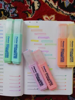 ماژیک علامت گذار پنتر مدل pastel بسته 6 عددی