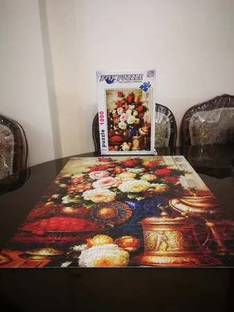 پازل 1000تکه فاکس پازل طرح گل کد 62168