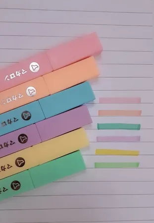 ماژیک علامت گذار ژیخوآ مدل پاستیلی بسته 6 عددی