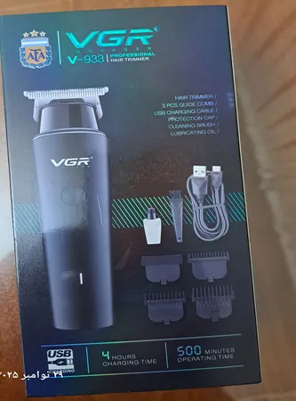 ماشین اصلاح موی سر و صورت وی جی ار مدل professional V00933