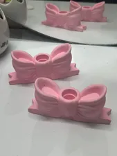 تجریه خرید جاشمعی مدل پاپیون بسته دو عددی