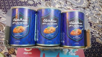 کنسرو لوبیا و قارچ در سس گوجه فرنگی - 350 گرم بسته 6 عددی