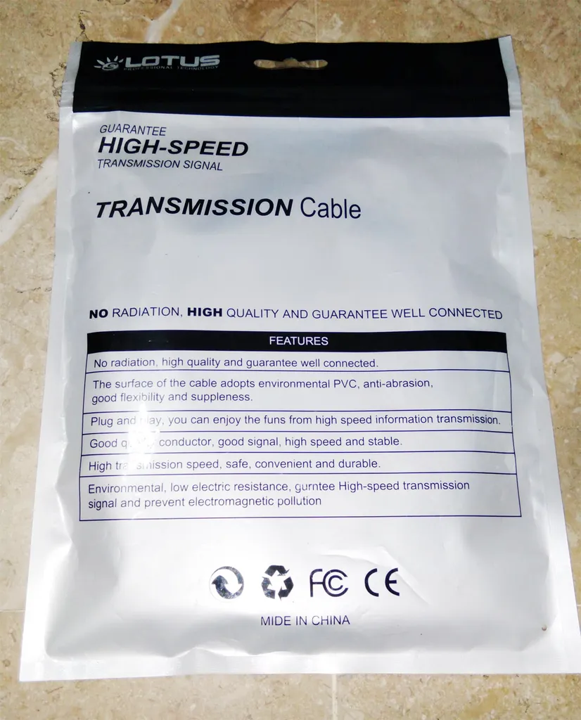 کابل USB پرینتر لوتوس مدل HIGHSPEED طول 1.5 متر