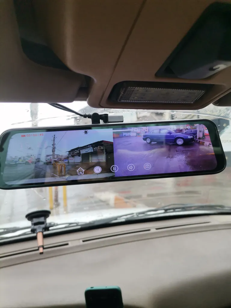 دوربین ثبت وقایع خودرو مدل آینه ای 309