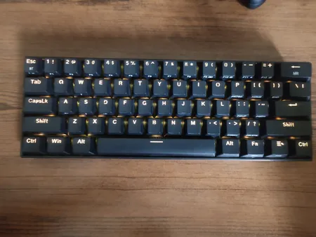 کیبورد گیمینگ ردراگون مدل Dragonic Elite K530 Pro، سوییچ مکانیکال قرمز، Tenkeyless، نورپردازی RGB