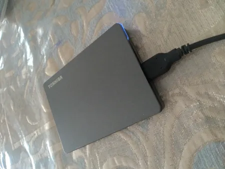 هارد اکسترنال توشیبا مدل Canvio Gaming ظرفیت دو ترابایت دارای رابط USB Type-A 3.2