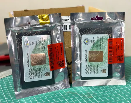 شمش طلا 18 عیار زربد مدل 10000