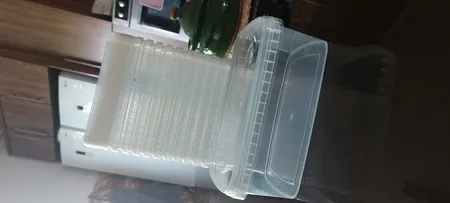 ظرف نگهدارنده طب پلاستیک مدل 1200cc ماکروویوی بسته 11 عددی