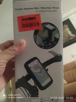 پایه نگهدارنده گوشی موبایل مدل BIC مناسب برای موتورسیکلت