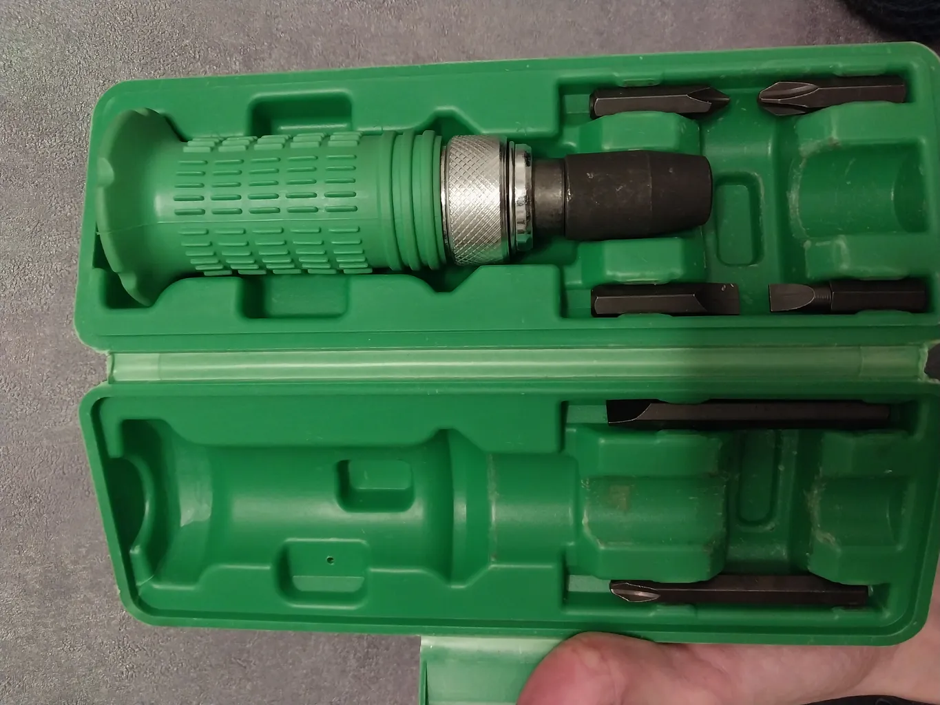 پیچ گوشتی ضربه خور باس مدل IMPACT-SCREWDRIVER بسته 7 عددی