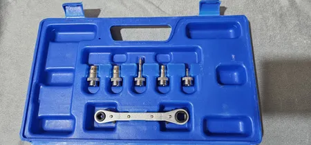 انبر لوله پرچ کن میتا تولز مدل YP-CT-278B مجموعه 10 عددی