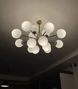 تجریه خرید لوستر 16 شعله چشمه نور کد A1259/16-WT