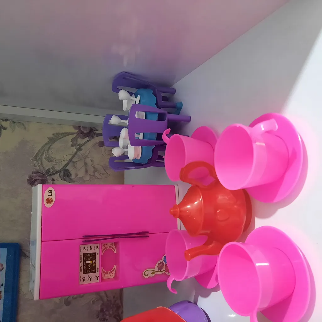 ست اسباب بازی آشپزخانه مدل little chef مجموعه 63 عددی