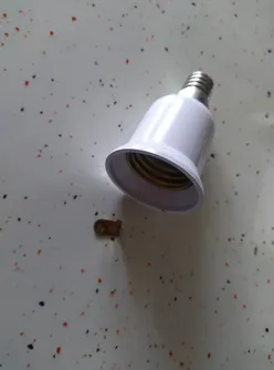 تبدیل سرپیچ لامپ E14 به E27 مدل T2 مجموعه 4 عددی