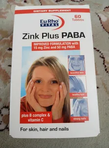 تجریه خرید قرص زینک پلاس پابا یوروویتال بسته 60 عددی