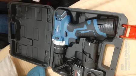 دریل پیچ گوشتی چکشی شارژی ان ای سی مدل 1812