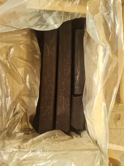 هیزم فشرده مدل پلاس وزن 10 کیلوگرم