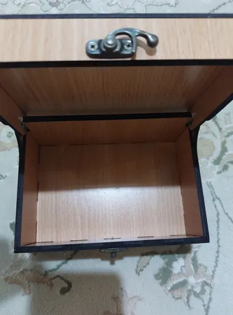 جعبه هدیه چوبی طرح مستطیل مدل B1066