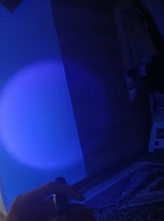 چراغ قوه دستی مدل UV filtering با نور بنفش
